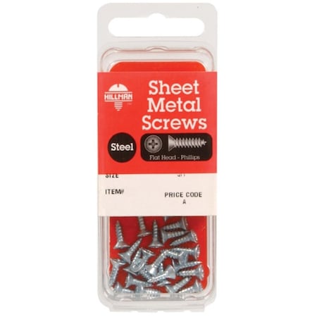 Hillman Wood Screw, Steel 10 PK 5104989